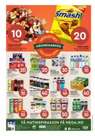 Coop Mega kundeavis uke 34 Side 8: PRINGLES €50,00, ARLA/STARBUCKS PROTEIN €50,00