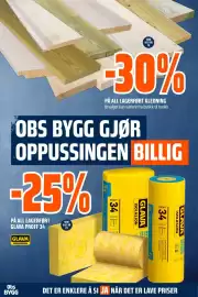 Obs Bygg kundeavis Side 14: 25% PÅ ALL LAGERFØRT GLAVA PROFF 34, 30% PÅ ALL LAGERFØRT KLEDNING