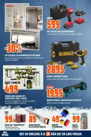 Obs Bygg kundeavis Side 19: 30% PÅ FLEKSIBLE SKYVEDØRSBESLAG FRA HABO, BØRSTER TIL BORMASKIN €49,90