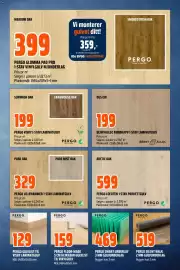 Obs Bygg kundeavis Side 8: PERGO LOFOTEN 1-STAV PARKETTGULV €599,00, PERGO GLOMMA PAD PRO 1-STAV VINYLGULV M/UNDERLAG €399,00