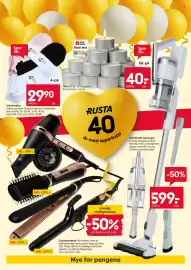 Rusta kundeavis uke 34 Side 3: Telys €40,00, Stylingverkty €299,00