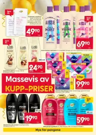Rusta kundeavis uke 34 Side 4: Bodylotion LdB €24,90, Aussie sjampo og balsam €69,90