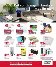 Europris kundeavis uke 34 Side 13: A3 Xerox kopipapir €799,00, Strikkmappe €19,90