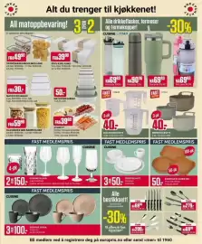 Europris kundeavis uke 34 Side 7: Alle drikkeflasker, termoser og termokopper, BAKEPAPIR AIRFRYER, Medlemspris €69,90