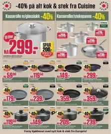 Europris kundeavis uke 34 Side 9: STEKEPANNE €59,90, STEKEPANN MED GLASSLOKK €299,00