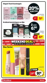 Kruidvat folder week 34 Pagina 14: Kunstnagels €5,99, Kruidvat kunstwimpers en lijm €6,00