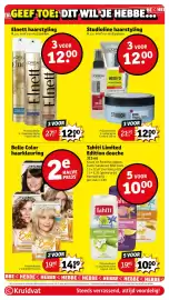 Kruidvat folder week 34 Pagina 24: Belle Color haarkleuring €14,99, Tahiti Limited Edition douche €10,00