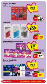 Kruidvat folder week 34 Pagina 7: Always platinum single pack €1,00, Tena en Tena Lights €8,98