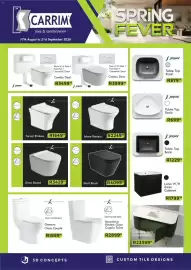 K Carrim catalogue Page 4: Geneva Close Couple €1.899,99, Crockery Jade Green Vanity €23.399,99