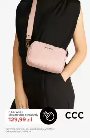 CCC gazetka tydzień 34 Strona 2: Mała torebka crossbody Nine West €129,99