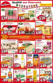 Norma Prospekt woche 35 Seite 11: Baumgartner Weisse €5,29, Schartner Bombe Orange €0,99