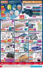 Norma Prospekt woche 35 Seite 14: Badkomfort Mischdüsen-Ersatzbox €7,99, Badkomfort Maniküre- und Pediküre-Set €10,99