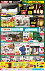 Norma Prospekt woche 35 Seite 4: Bindesortiment €4,49, Kraft Kabelbinder XXL-Pack €7,99