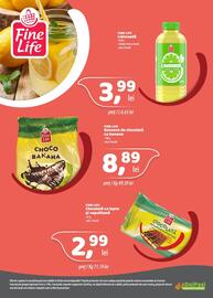 Catalog La Doi Pasi Pagină 18: Fine Life Limonadă €3,99, Fine Life Batoane de ciocolata cu banane €8,89