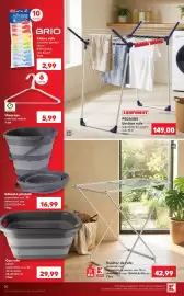 Catalog Kaufland săptămâna 34 Pagină 20: Leifheit pegasus uscător rufe €149,00, Brio cleme rufe €2,99