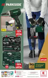 Catalog Kaufland săptămâna 34 Pagină 40: Parkside pistol pentru nituri oarbe €199,00, Trusă unelte €349,00