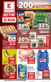 Catalog Kaufland săptămâna 34 Pagină 1: Măsline mix tricolori €6,49, Hochland cascaval felii €8,89