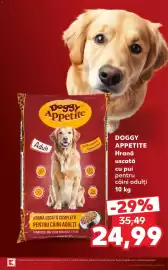Catalog Kaufland săptămâna 34 Pagină 17: Doggy Appetite Hrană uscată cu pui pentru câini adulți €24,99