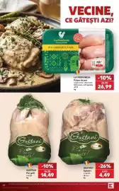 Catalog Kaufland săptămâna 34 Pagină 24: Gustavi spinări și spate de pui €4,49, Gustavi Pui grill €14,49