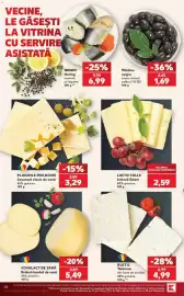 Catalog Kaufland săptămâna 34 Pagină 28: Rustic Telemea €4,99, Măsline negre €1,69