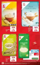Catalog Kaufland săptămâna 34 Pagină 41: K-classic făină albă de grâu tip 650 €1,65, K-classic linte verde €4,49