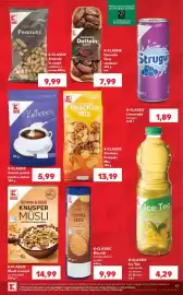Catalog Kaufland săptămâna 34 Pagină 43: K-classic arahide în coajă €9,99, K-classic biscuiti cremă cacao/vanilie €9,99