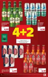 Catalog Kaufland săptămâna 34 Pagină 52: Stella Artois Bere fără alcool €6,99, Madri bere blondă €5,19