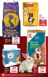 Catalog Kaufland săptămâna 34 Pagină 71: Mera snack pentru caini cu pui / vită / miel €11,99