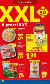 Volantino Lidl settimana 34 Pagina 10: BARESA Carciofi a spicchi in olio di semi di girasole XXL €1,99