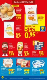 Volantino Lidl settimana 34 Pagina 18: Snack Day Patatine grigliate €0,95, Amanie Caramelle €1,19