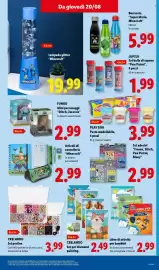 Volantino Lidl settimana 34 Pagina 29: Borraccia “Super Mario, Minecraft” €5,99, Lampada glitter “Minecraft” €19,99