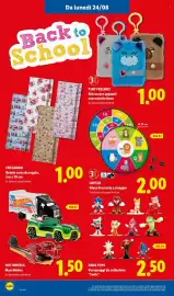 Volantino Lidl settimana 34 Pagina 32: LUPILU Gioco freccette a strappo €2,00, Hot Wheels Macchinina €1,50