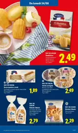 Volantino Lidl settimana 34 Pagina 45: DUC DE COEUR Dessert gelato a strati €1,89, Duc De Coeur Brioche Chinois €2,29