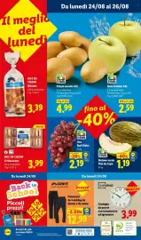 Volantino Lidl settimana 34 Pagina 48: Mele Golden XXL €2,59, Duc de Coeur Brioche €3,39
