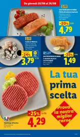 Volantino Lidl settimana 34 Pagina 9: Gastronomia di Mare Filetto di salmone marinato €4,79, GASTRONOMIA DI MARE €1,49