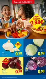 Volantino Lidl settimana 34 Pagina 3: Aglio €0,98, Cavolo Cappuccio €0,98