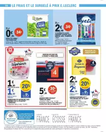 Catalogue E.Leclerc page 10: Yeti €2,08, Les Crudettes Feuille de Chêne €0,91