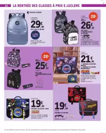 Catalogue E.Leclerc page 32: AIRNESS SAC À DOS €26,32, Little Karl Marc John Sac à dos €25,52