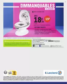 Catalogue E.Leclerc page 40: Pot mini toilette €18,90