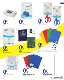 Catalogue E.Leclerc | Rentrée des classes page 5: ECO Lot: 1041284-9 3 603313 304222 €CO TAILLE-CRAYON €CO CISEAUX €CO