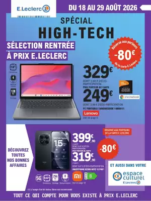 E.Leclerc | Bien équipés pour l'école (valable jusqu'au 29-08)