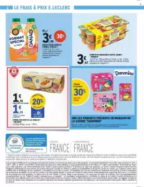 Catalogue E.Leclerc Express page 2: Andros - compotes panachées fruits jaune €3,67