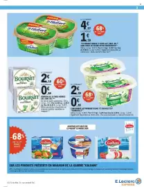 Catalogue E.Leclerc Express page 3: Promo - le 1'produit €4,97, Bonduelle - concombre au fromage blanc et ciboulette €2,49