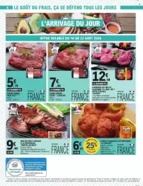 Catalogue E.Leclerc Express page 6: Le gaulois - poulet à griller à la portugal €6,87, Viande bovine: faux filet €5,75
