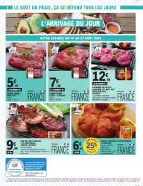 Catalogue E.Leclerc Express page 6: Le gaulois - poulet à griller à la portugal €6,87, Viande bovine: faux filet €5,75