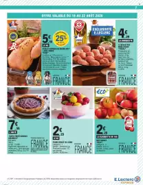 Catalogue E.Leclerc Express page 7: E.leclerc - 12 boulettes moelleuses €4,29, Sun - prune rouge ou jaune €2,29