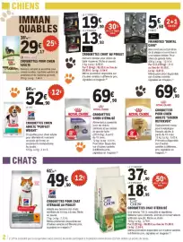 Catalogue E.Leclerc Jardi page 2: Complet - croquettes pour chien adulte €29,17, Cat - croquettes chat stérilisé €37,90
