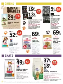 Catalogue E.Leclerc Jardi page 2: Complet - croquettes pour chien adulte €29,17, Cat - croquettes chat stérilisé €37,90
