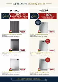 Designer Appliances catalogue Page 18: Smeg 14 Place Setting Sapphire Premium Underbench Dishwasher €1.690,00