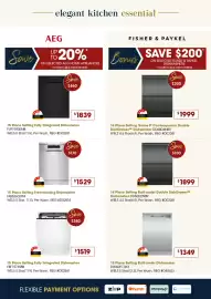 Designer Appliances catalogue Page 19: AEG 15 Place Setting Fully Integrated Dishwasher €1.839,00